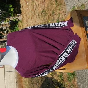 Pink victoria's secret women's Long sleeve shirt Color burgundy Size XS